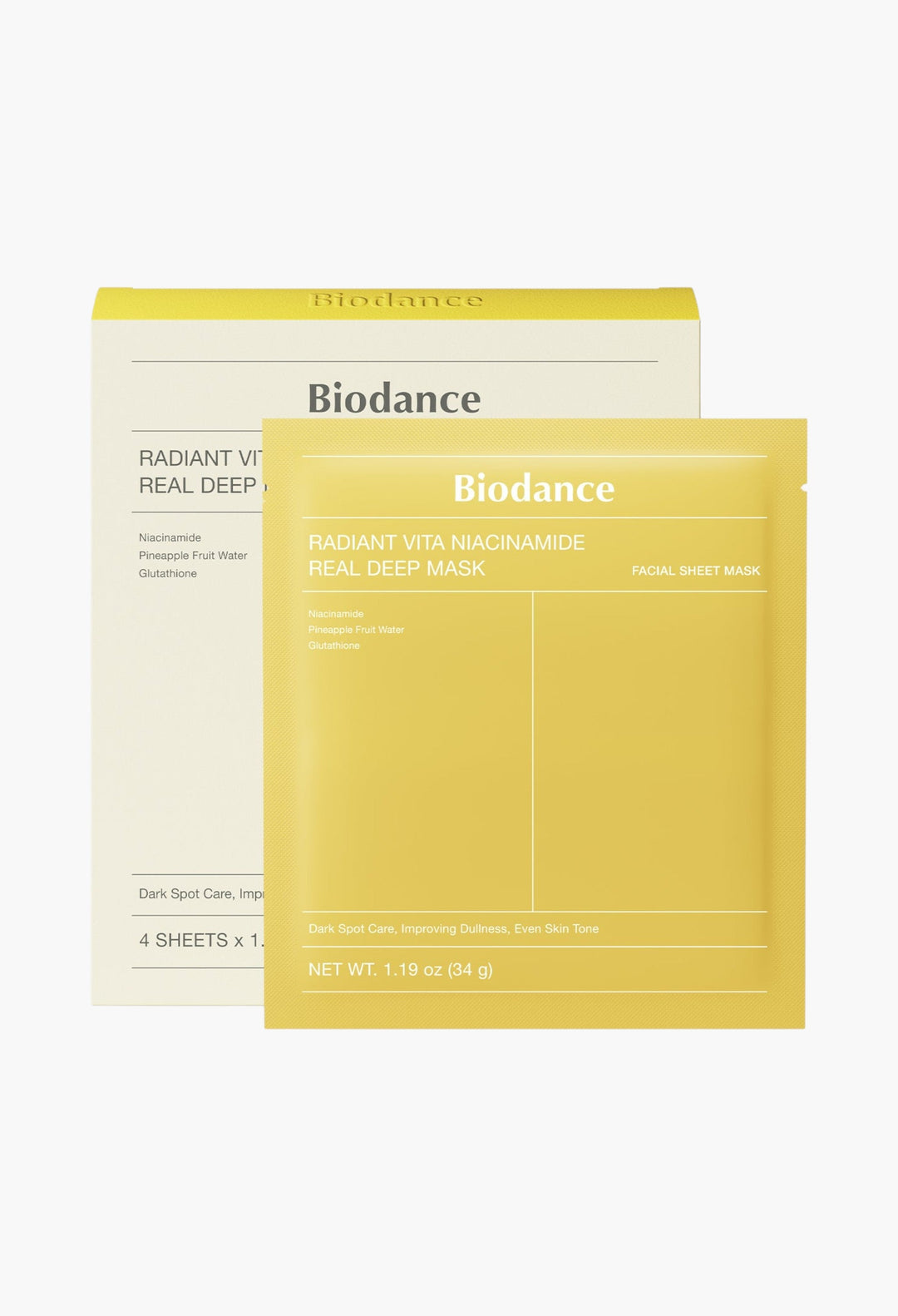 Radiant Vita Niacinamide Real Deep Mask - GLAM MODA