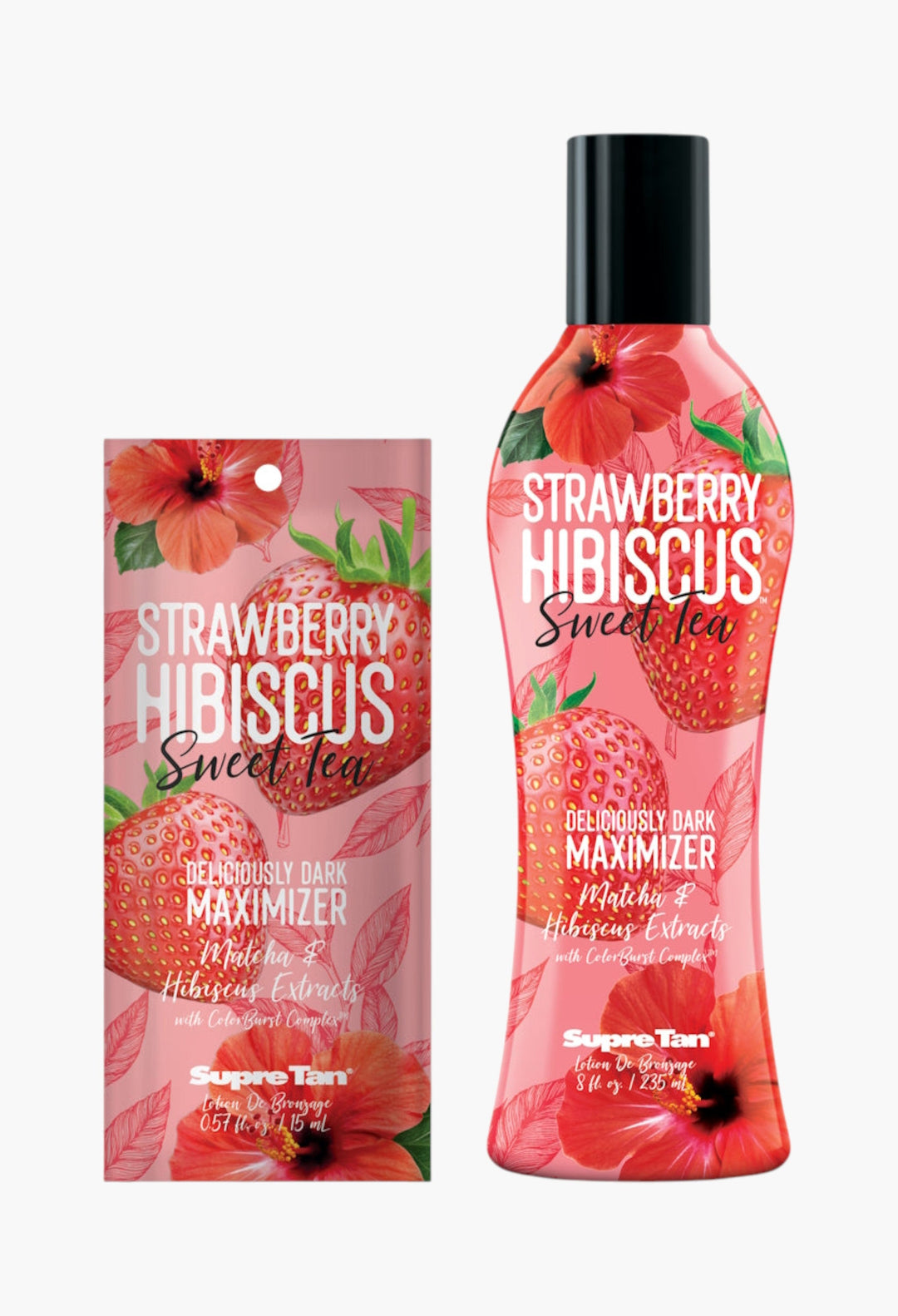 Strawberry Hibiscus Sweet Tea