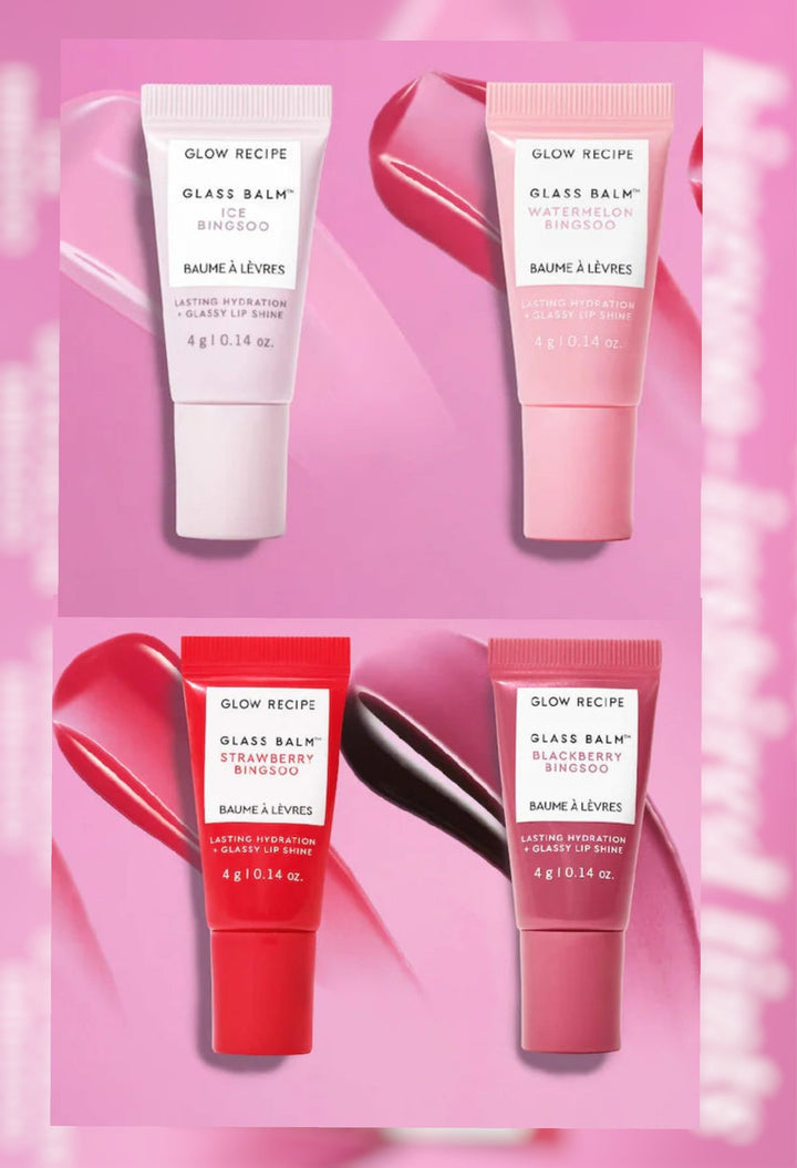 Mini Glass Balm Lip Collection Gift Set - GLAM MODA