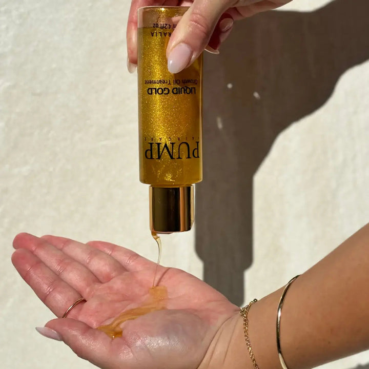 Pump Liquid Gold Growth Oil Treatment - GLAM MODA