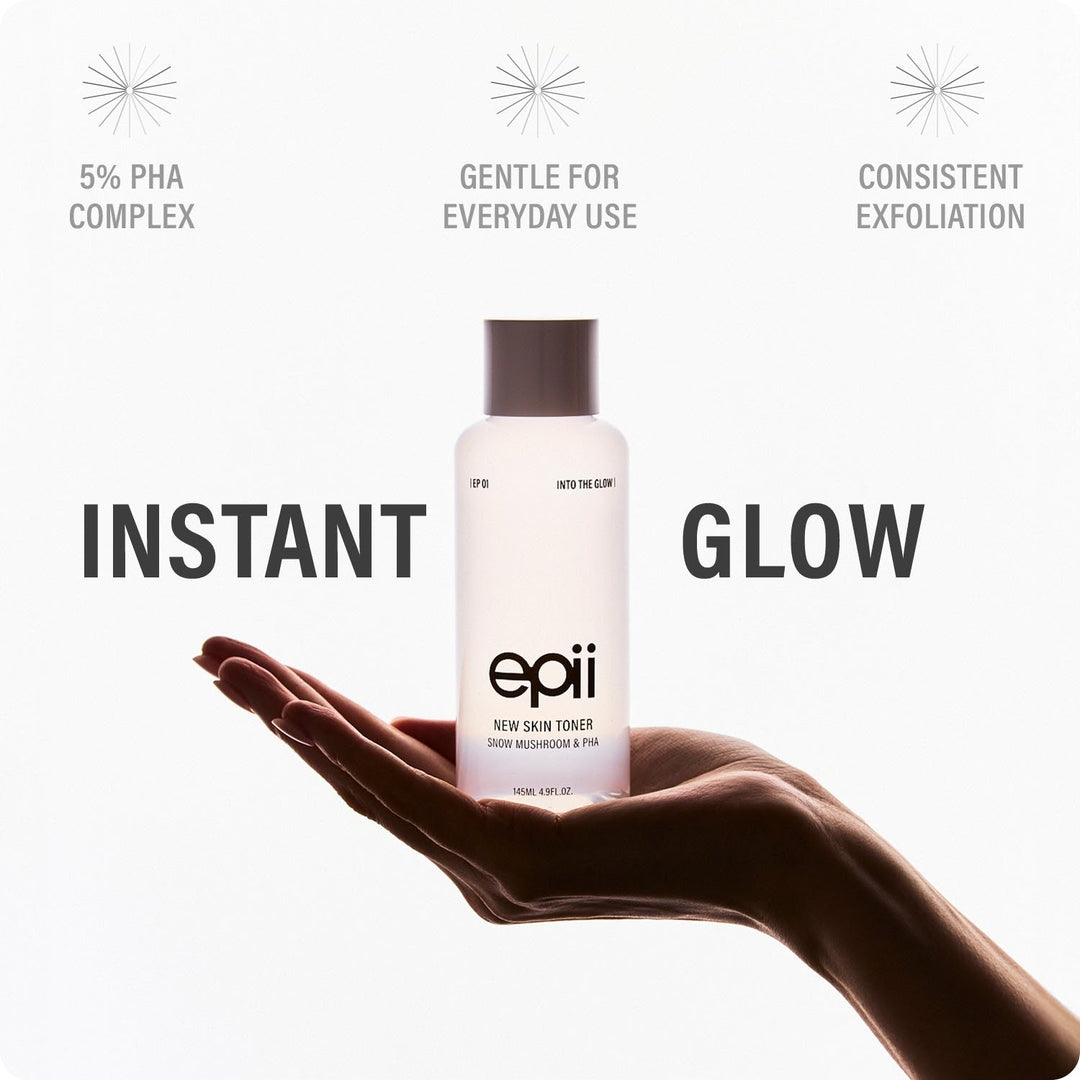 epii epii New Skin Toner – Snow Mushroom & PHA – 145ml