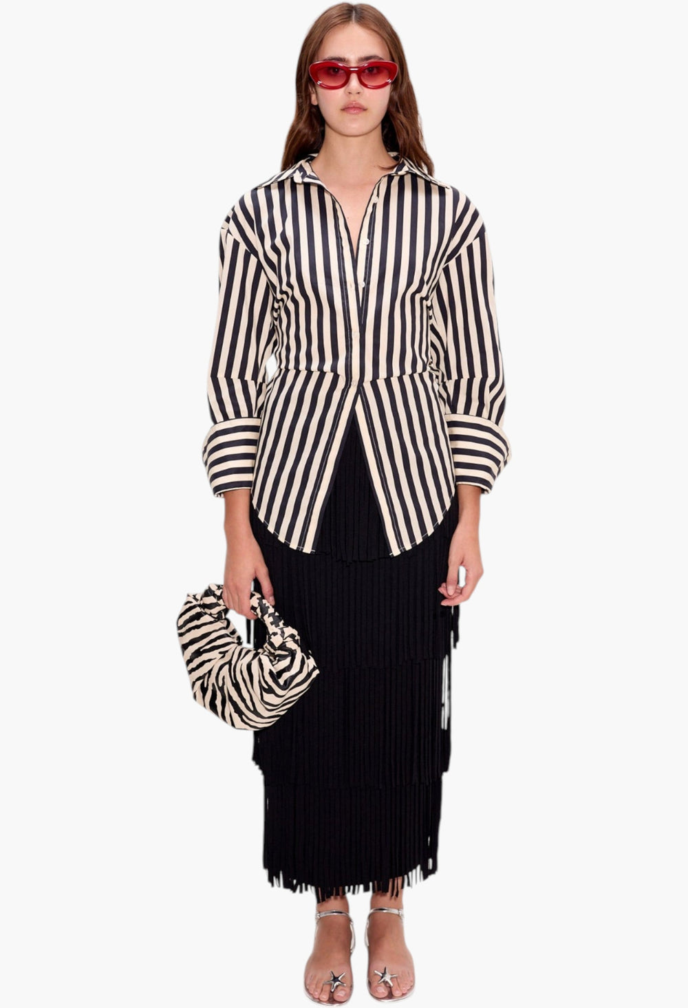 Loch Poplin Button Up - GLAM MODA