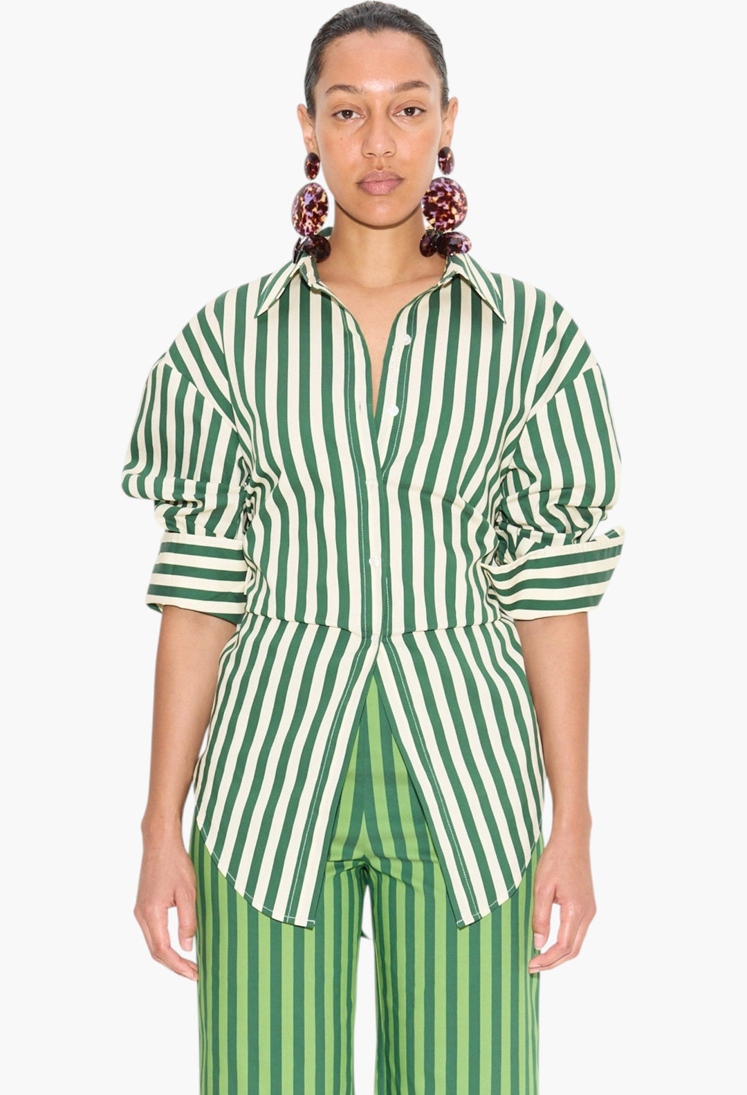 Loch Poplin Button Up - GLAM MODA