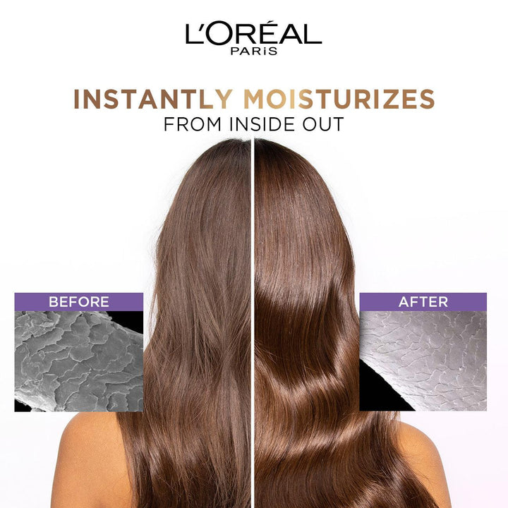 L’Oréal Paris Elvive Hyaluron Plump 2% Moisture Plump Serum with Hyaluronic Acid For Dehydrated Hair - GLAM MODA