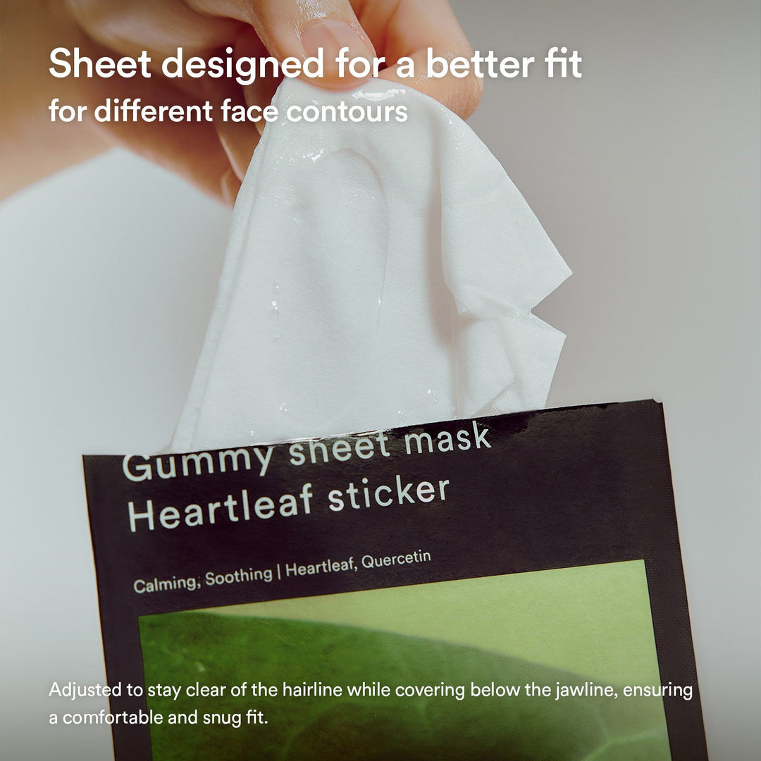 Gummy Sheet Mask Non-Animal Collagen Milk Sticker