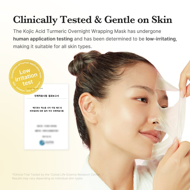 Kojic Acid Turmeric Overnight Wrapping Mask - GLAM MODA