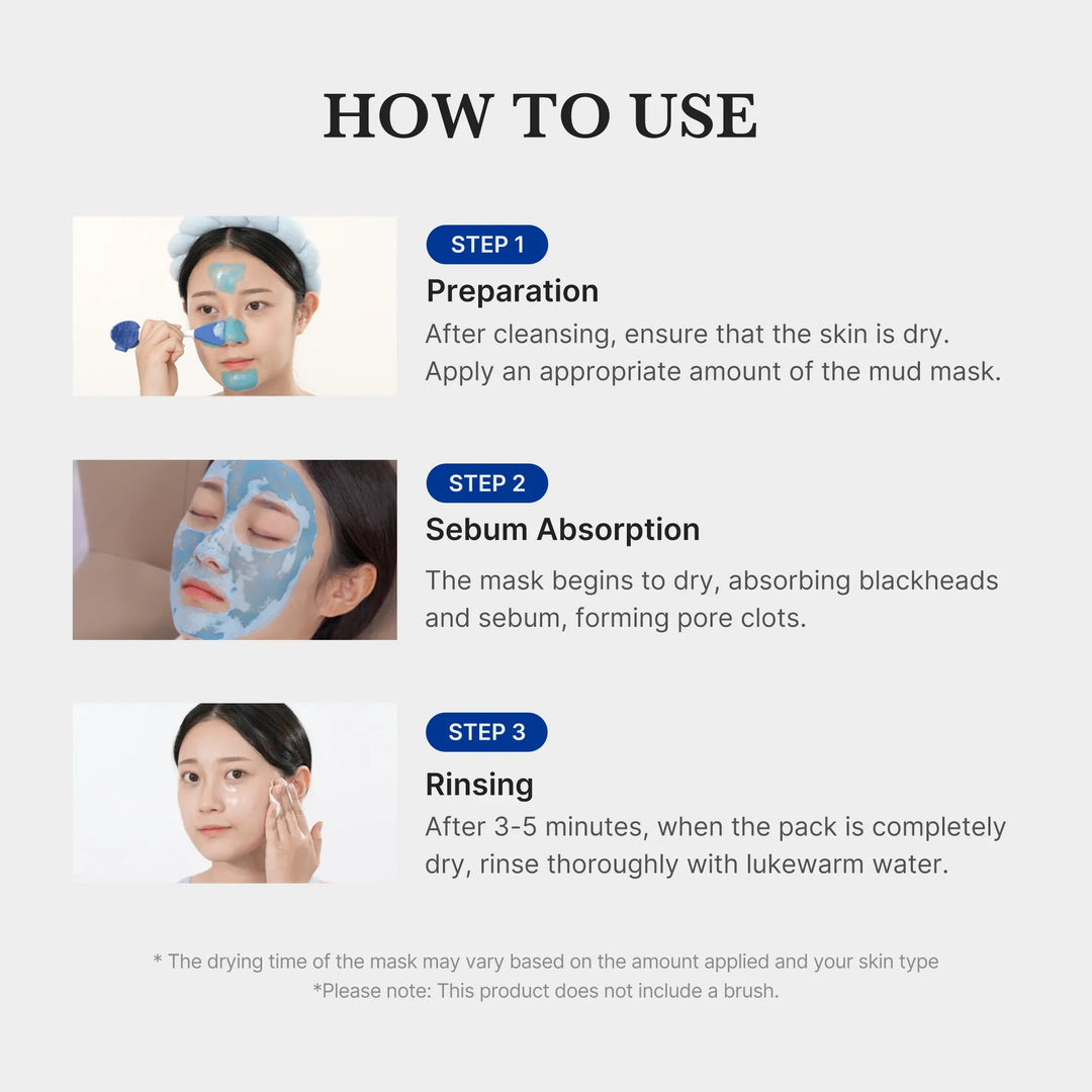 Zero Pore Blackhead Mud Mask - GLAM MODA
