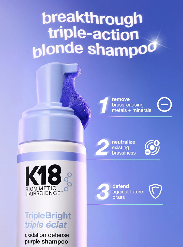 Triplebright Oxidation Defense Purple Shampoo - GLAM MODA