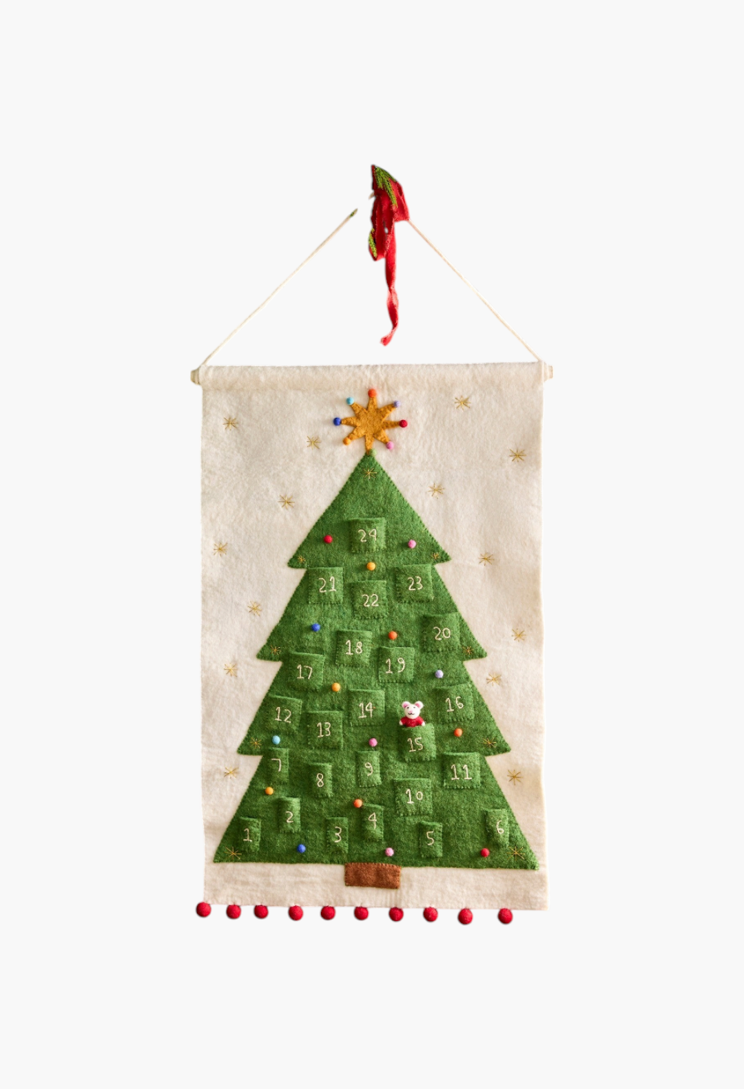 Terrain Terrain Felt Critter Advent Wall Calendar