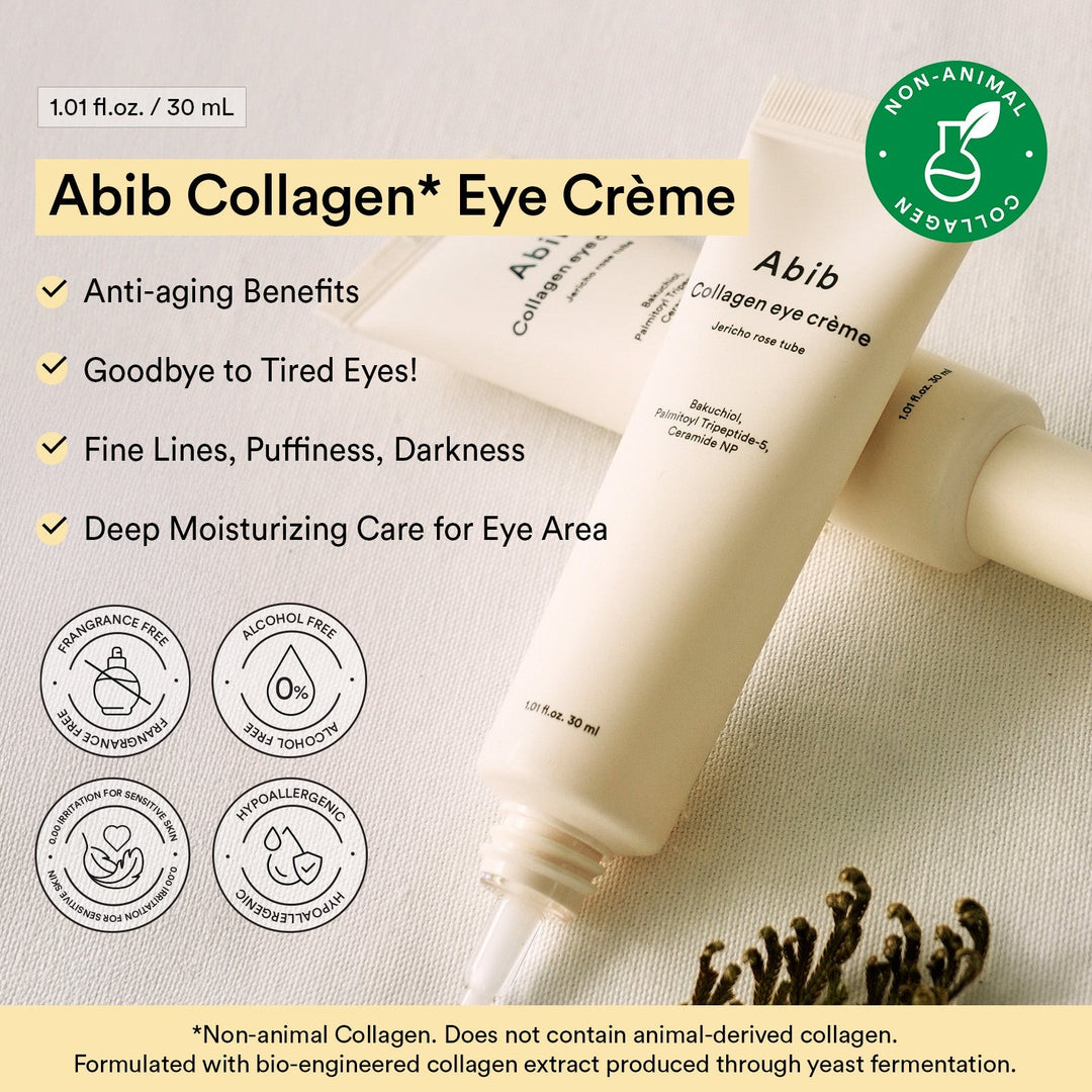 Non-Animal Collagen Eye Cream Jericho Rose Tube