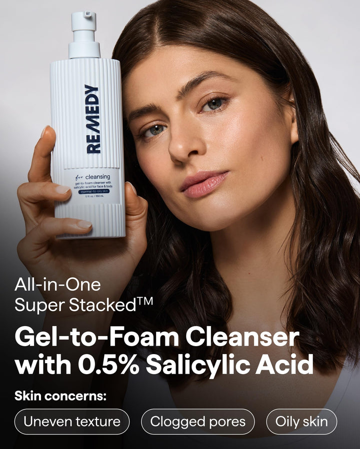 Gel-To-Foam Cleanser With Salicylic Acid - GLAM MODA