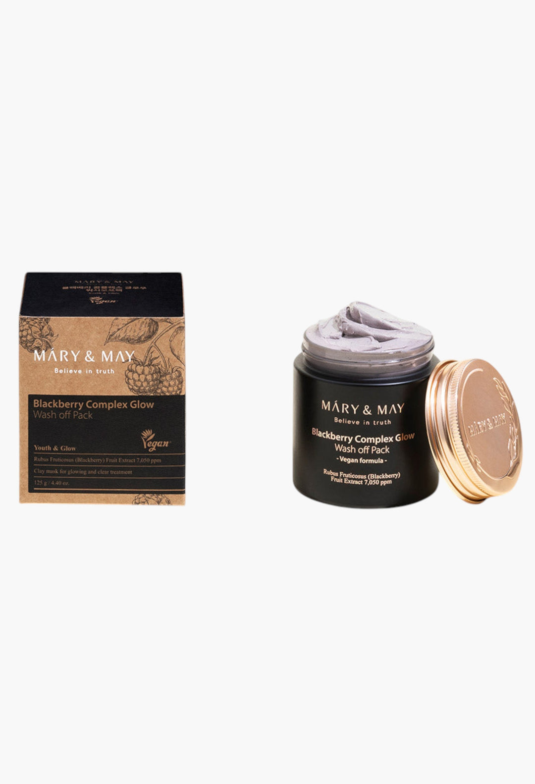 Vegan Blackberry Complex Glow Wash off Pack
