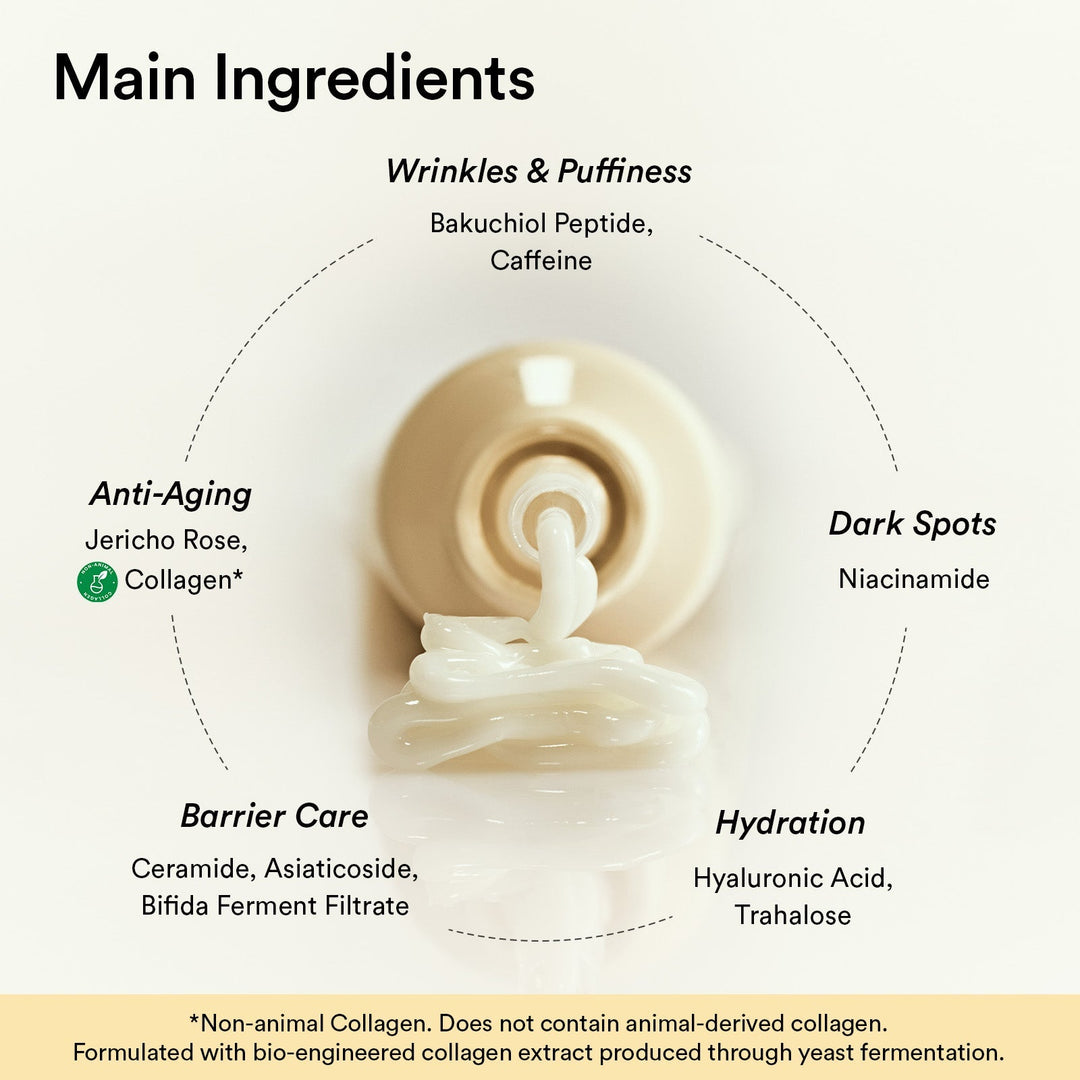 Non-Animal Collagen Eye Cream Jericho Rose Tube