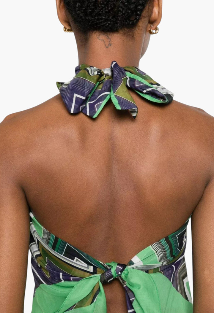 Zig Zag Print Foulard - GLAM MODA