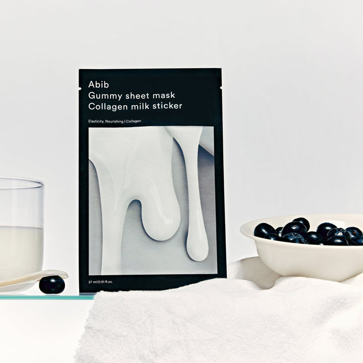 Gummy Sheet Mask Non-Animal Collagen Milk Sticker