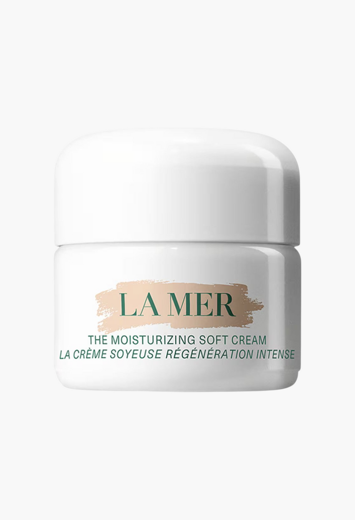 GLAM MODA La Mer The Moisturizing Soft Cream in a white 60ml jar for anti-ageing and skin renewal.