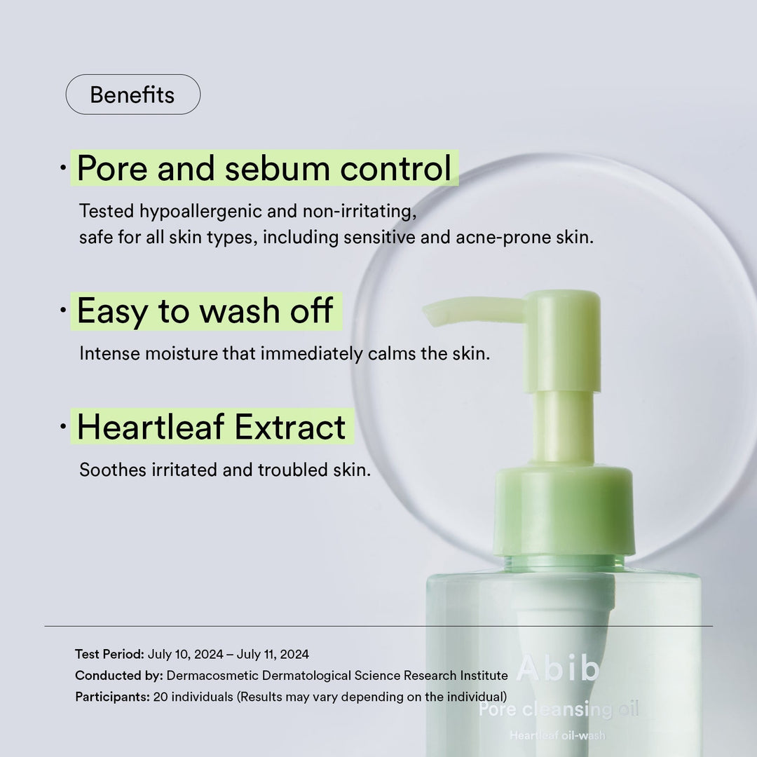 Pore Cleansing Oil Heartleaf Oil-Wash