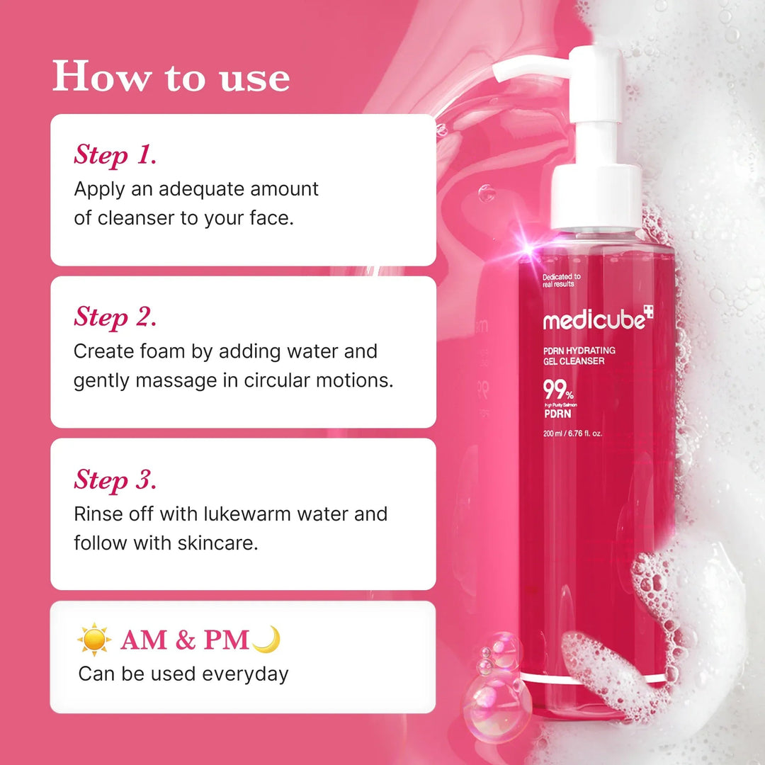 PDRN Hydrating Gel Cleanser - GLAM MODA