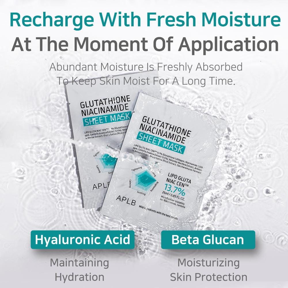 Glutathioine Niacinamide Sheet Mask