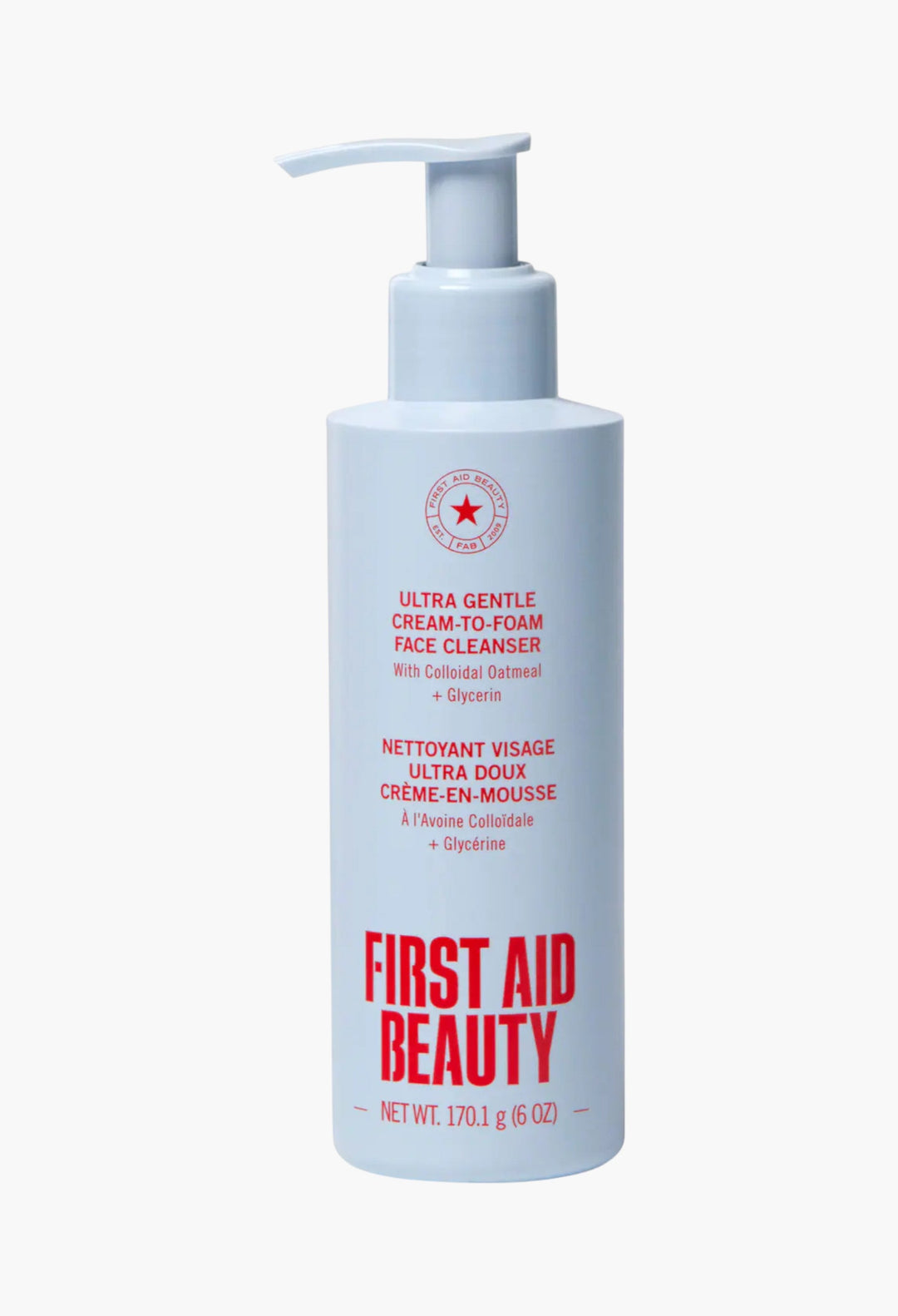 Ultra Gentle Pure Skin Cream-to-Foam Face Cleanser with Colloidal Oatmeal + Glycerin - GLAM MODA