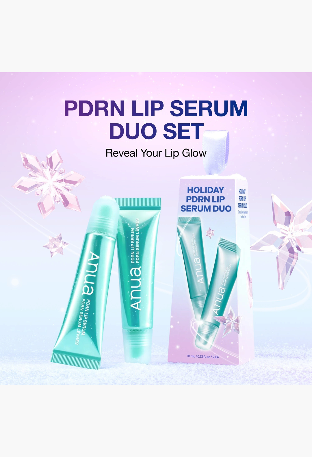 Anua Holiday PDRN Lip Serum Duo