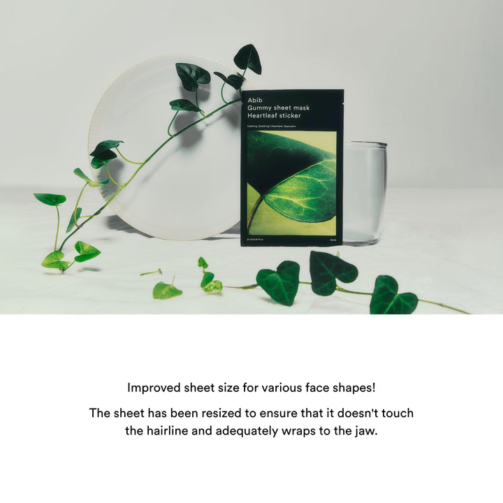 Gummy Sheet Mask Heartleaf Sticker(10 Sheets)