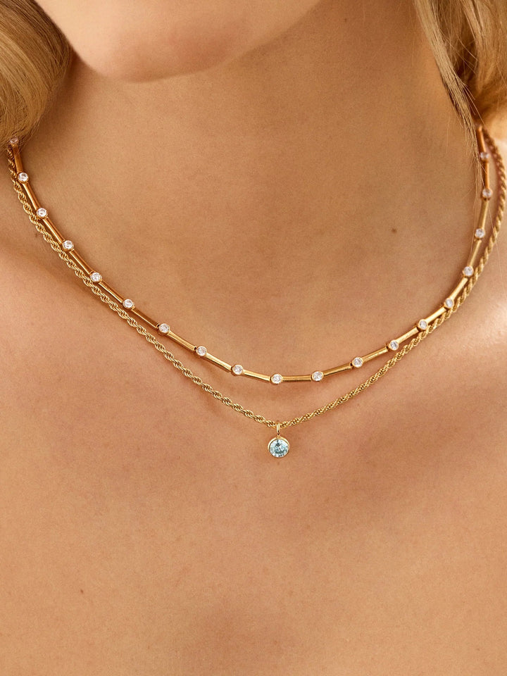 18K Gold Eve Necklace - GLAM MODA