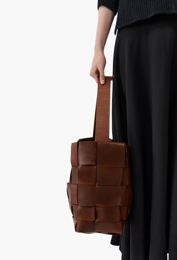 Woven Large Tote - Black