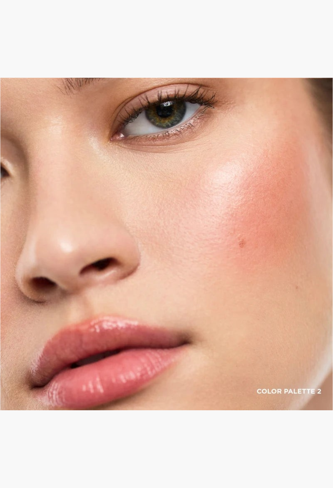 GLAM MODA model wearing Ambient Lighting Edit Unlocked Color Palette 2 with a soft, radiant, lit-from-within glow.