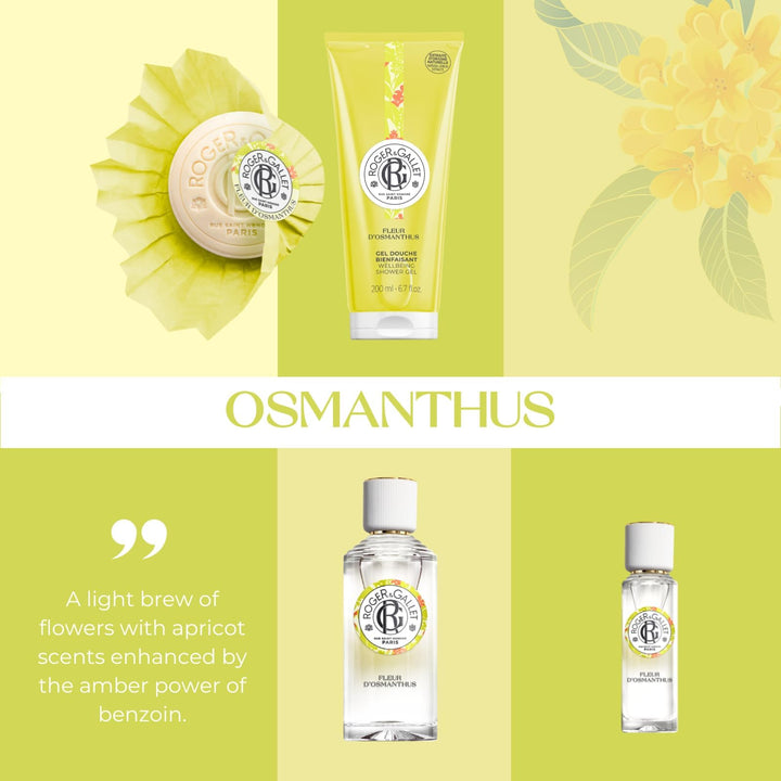 Fleur D'osmanthus Shower Gel Hydrating Cleanser With Osmanthus, Mandarin, And Benzoin