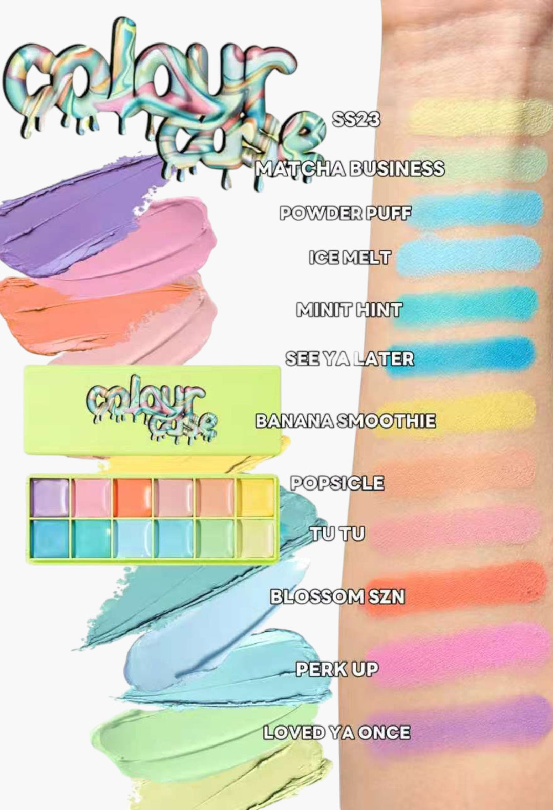 Colour Case Cosmetic Paint Palette