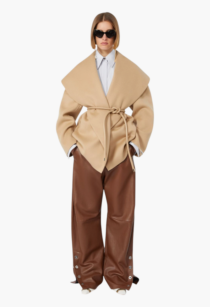 Max Mara Pure wool double fabric jacket