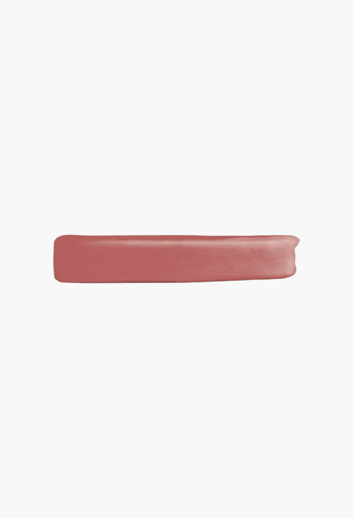 GLAM MODA Yves Saint Laurent The Inks Blurring Matte Liquid Lip Stain swatch in a soft dusty rose shade