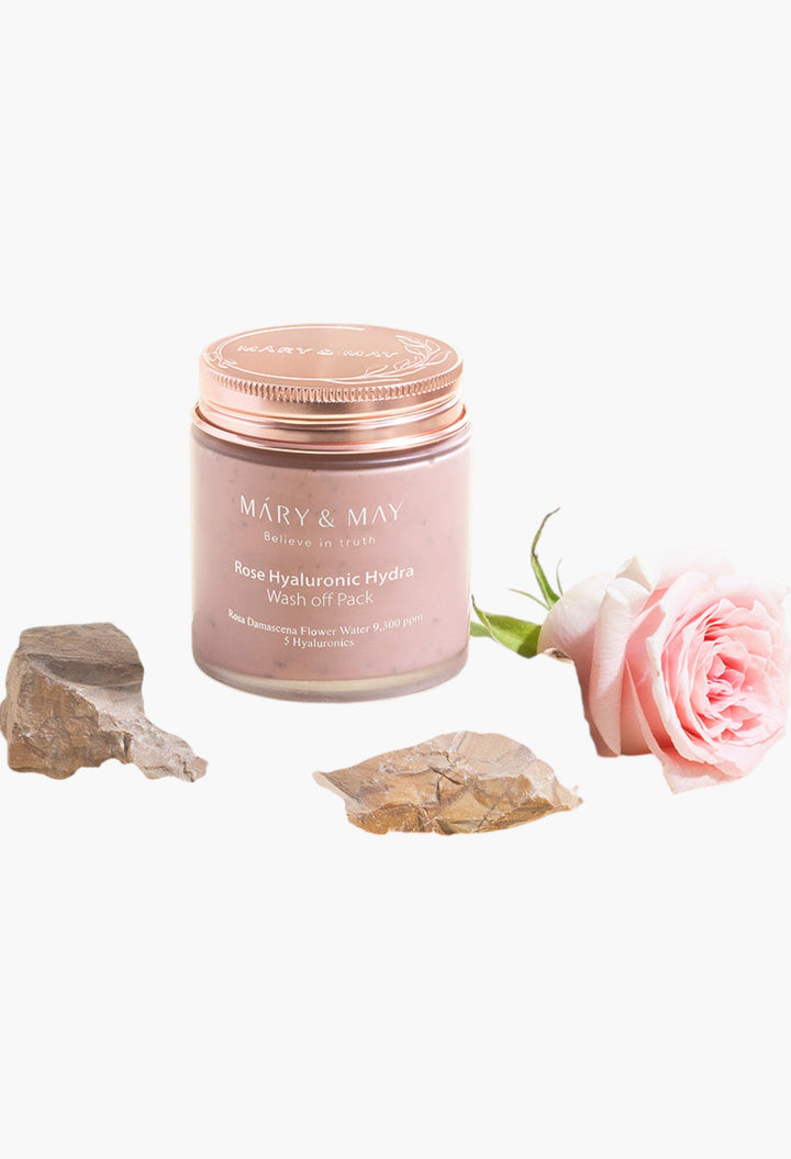 Vegan Rose Hyaluronic Hydra Wash off Pack