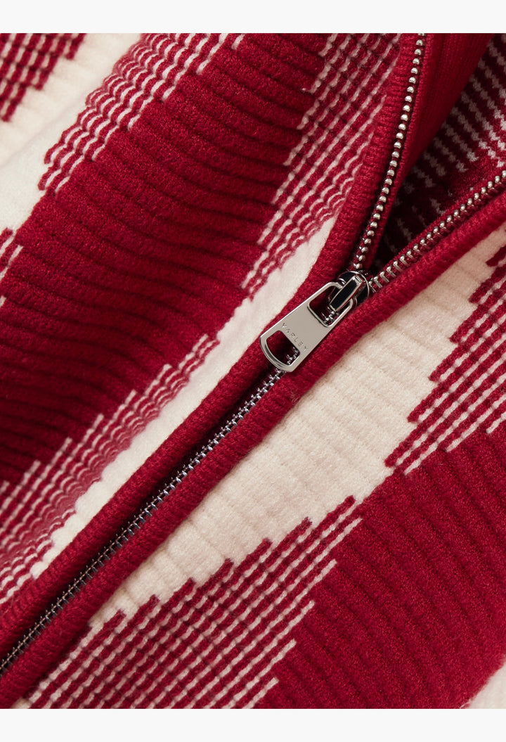 Karina Jacquard-Knit Cardigan - GLAM MODA