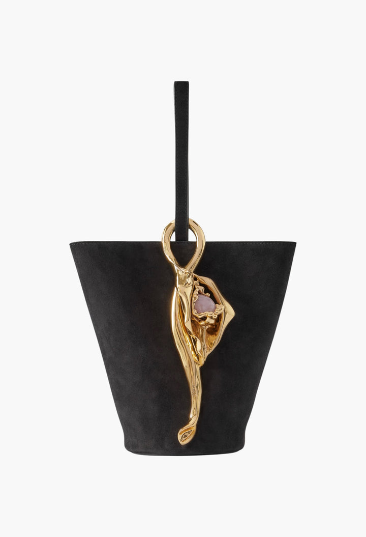 Eden Treasure Embellished Suede Tote Bag - GLAM MODA