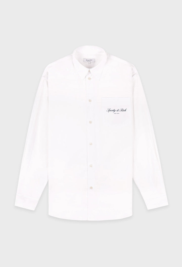 Signature NY Oversized Shirt - GLAM MODA
