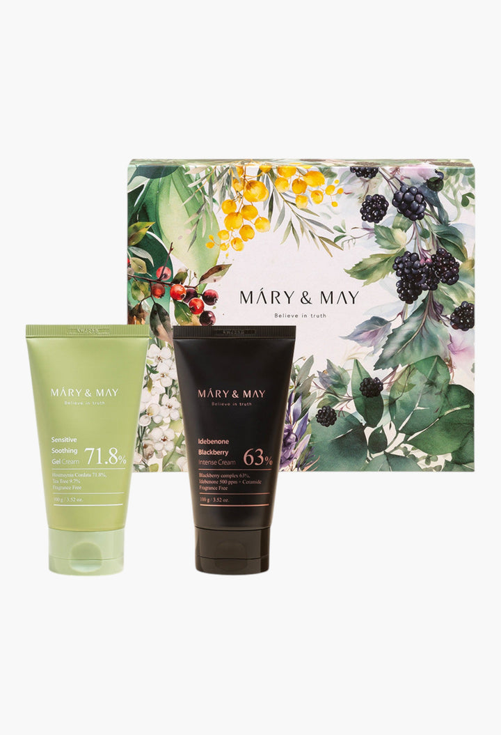 Soothing Gel Cream+Idebenone Blackberry Cream Duo Set