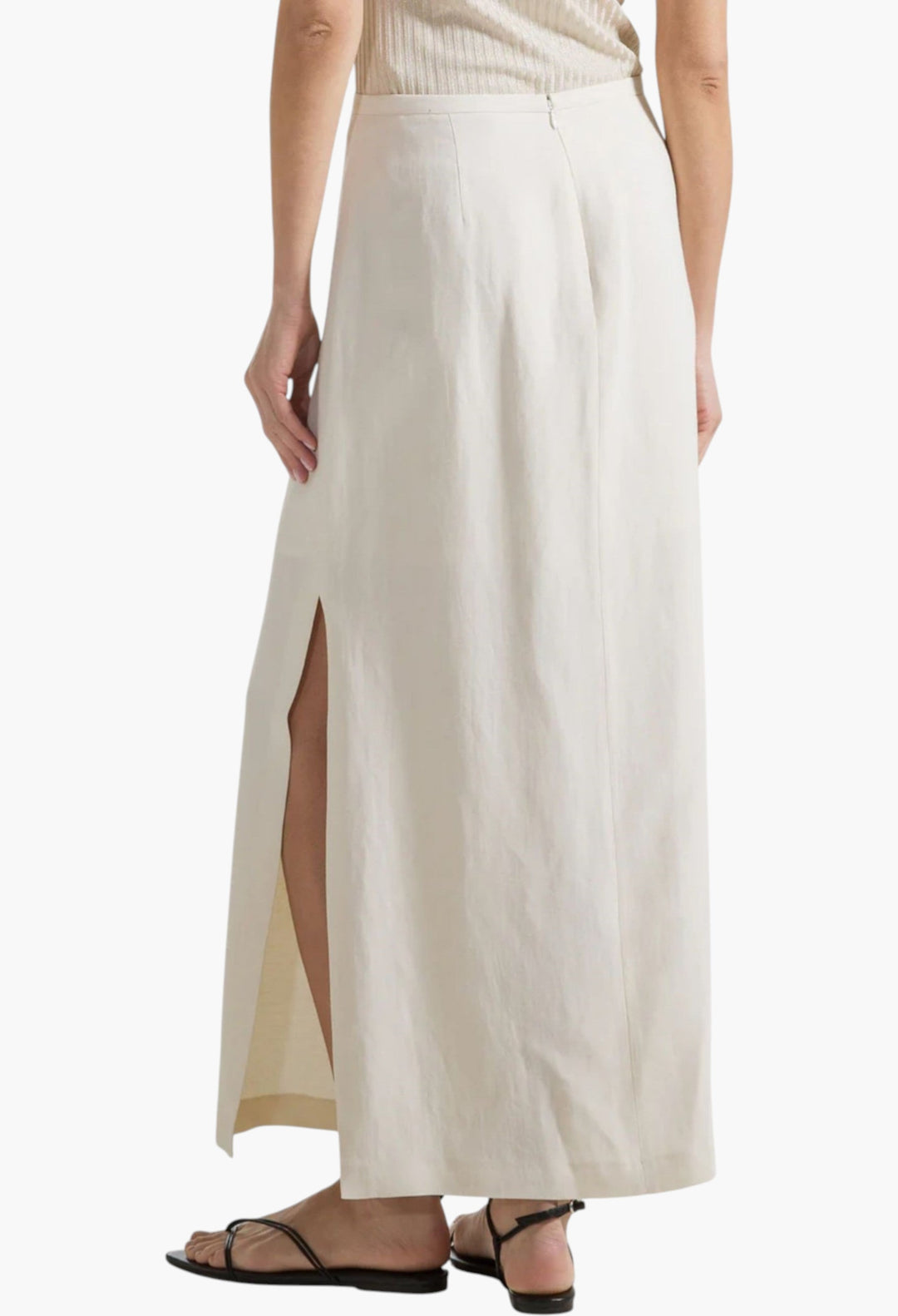 Long Skirt With Slit - GLAM MODA