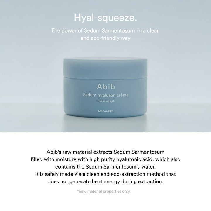 Sedum Hyaluron Cream Hydrating Pot