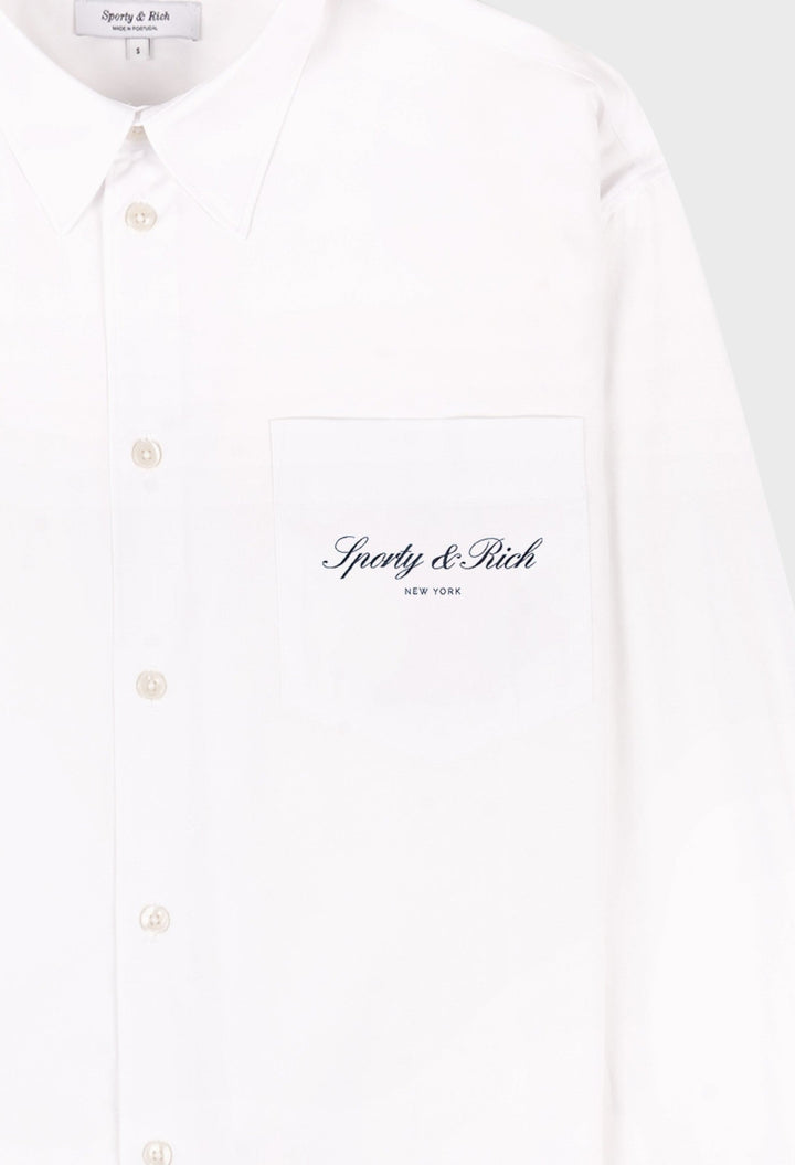 Signature NY Oversized Shirt - GLAM MODA