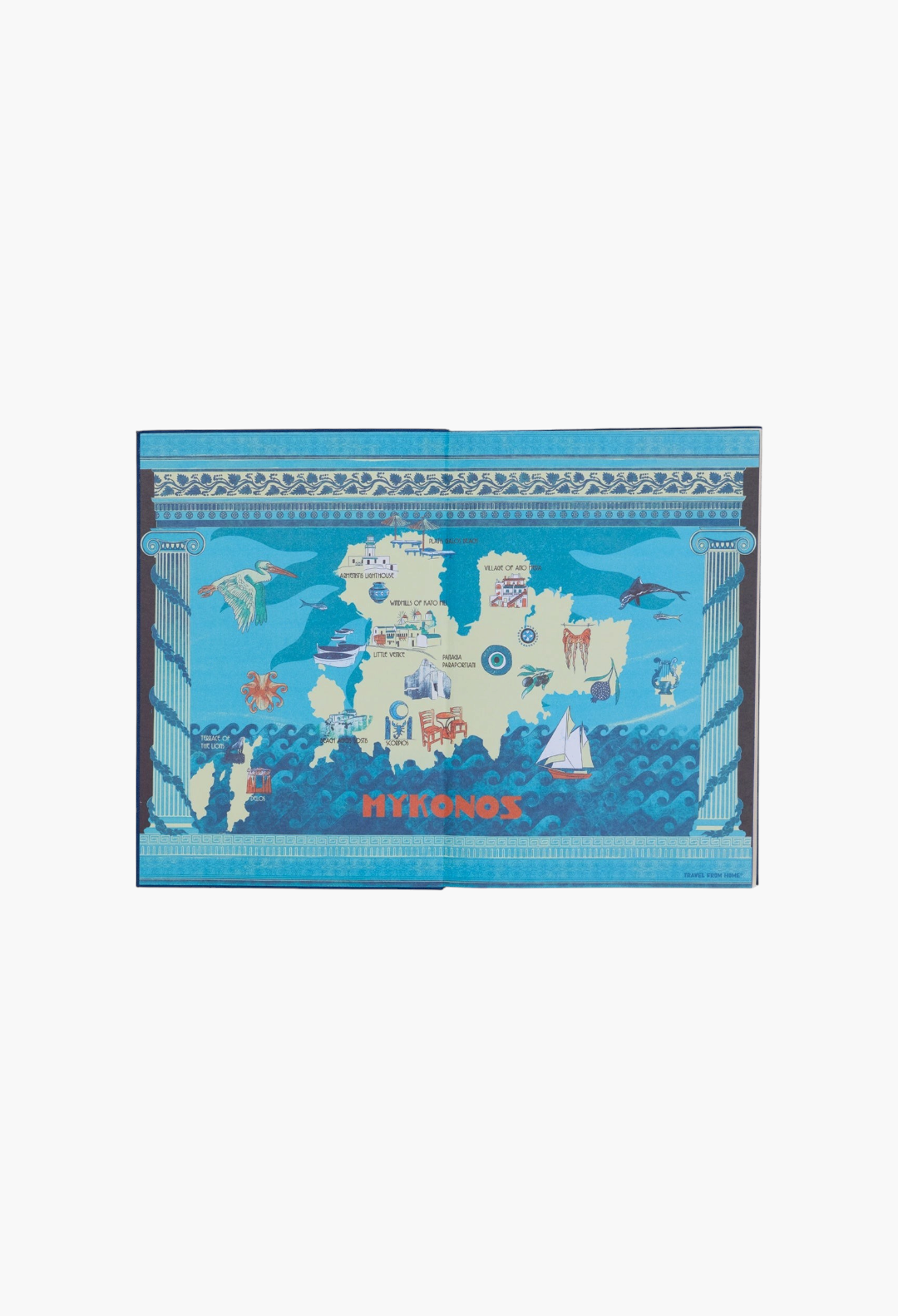 ASSOULINE Travel From Home Notebook - Mykonos Muse