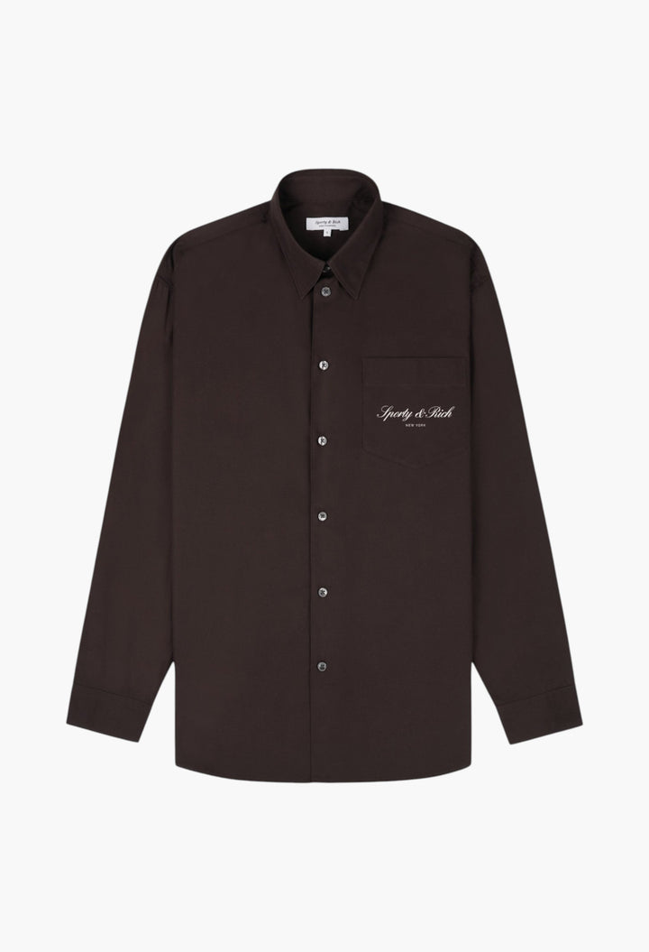 Signature NY Oversized Shirt - GLAM MODA