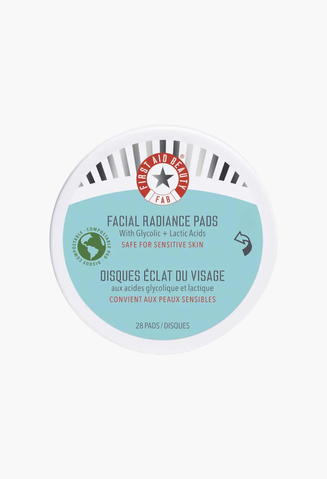 Brighten + Glow Facial Radiance Pads with Glycolic + Lactic Acids - GLAM MODA