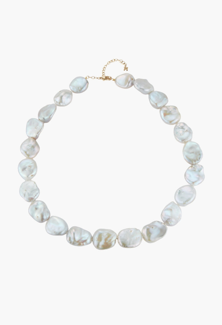 14kt Gold Baroque Pearl Strand Necklace