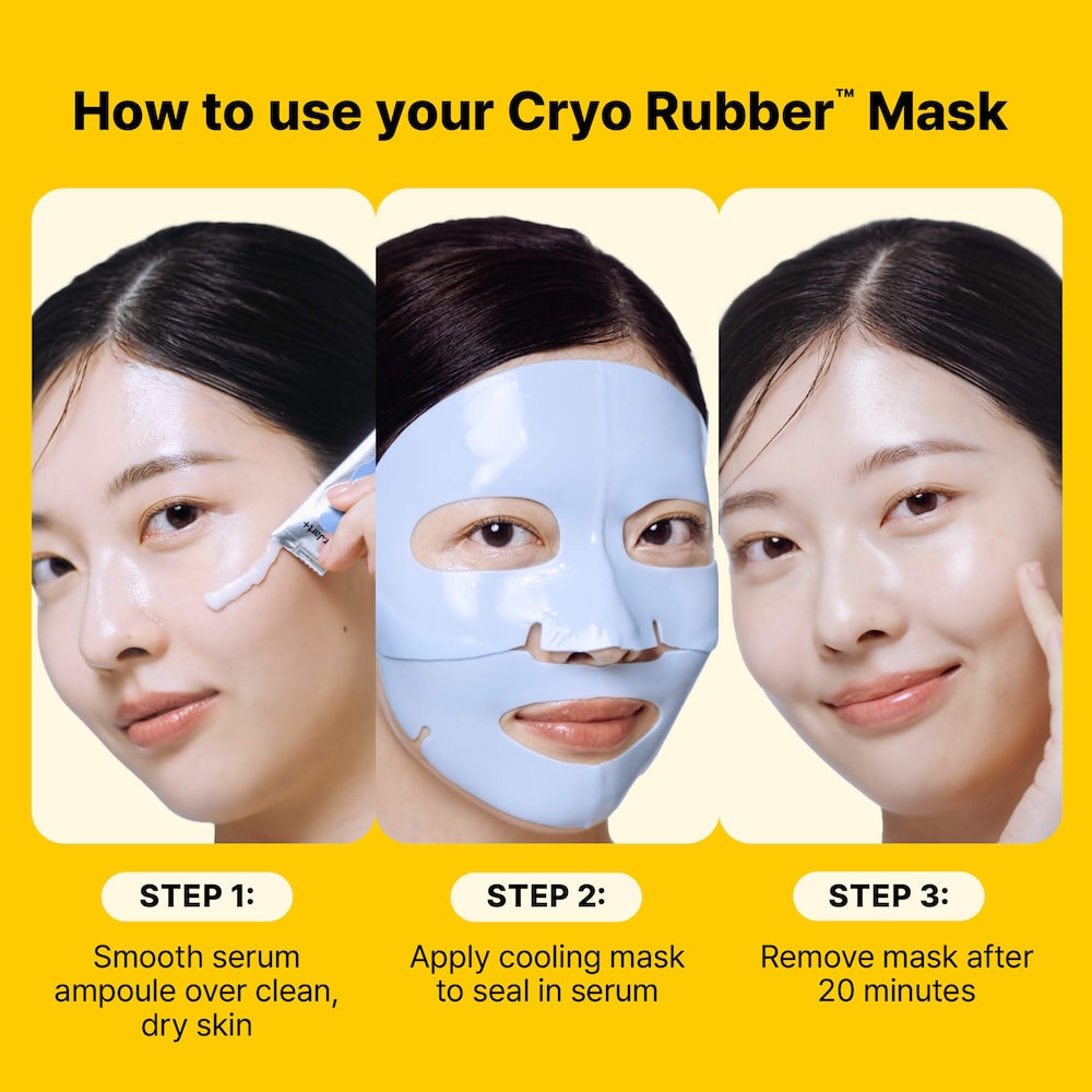 Cryo Rubber™ Brightening Face Mask with Niacinamide - GLAM MODA