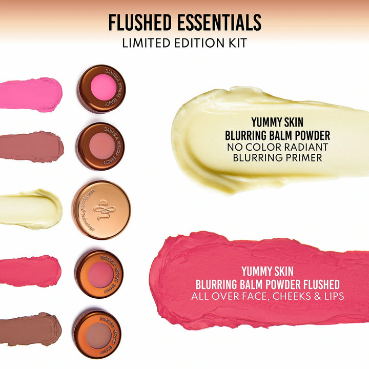 Yummy Skin Flushed Essentials: Blush & Lip Kit - GLAM MODA