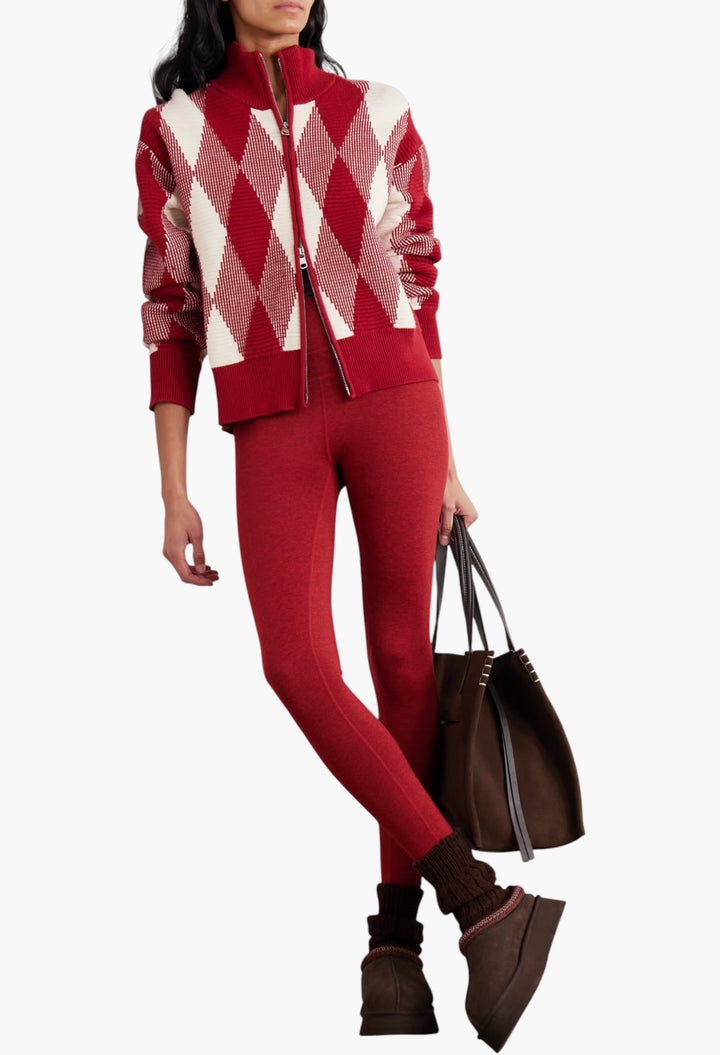 Karina Jacquard-Knit Cardigan - GLAM MODA