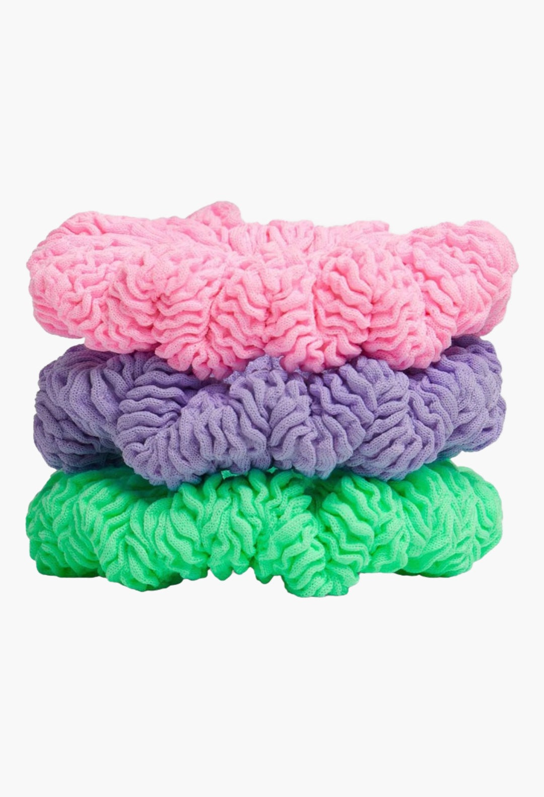 3 Pack Scrunchies Bubblegum/Lilac/Lime