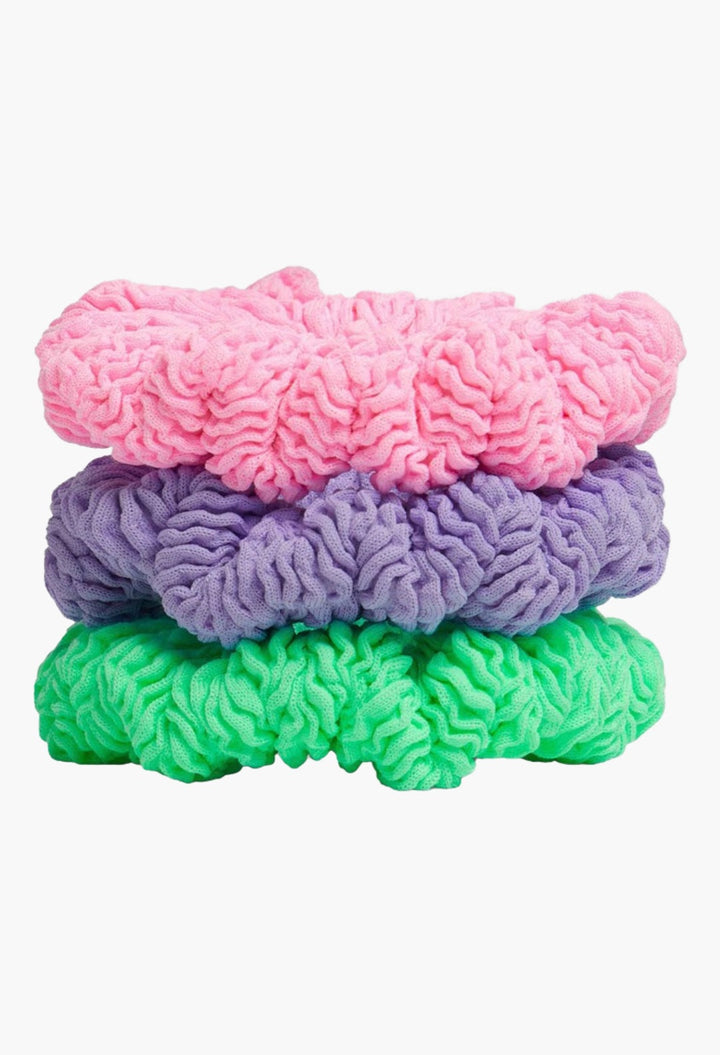 3 Pack Scrunchies Bubblegum/Lilac/Lime